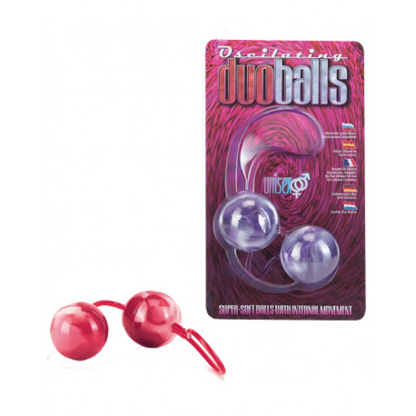 Oscilating duo balls red