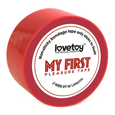 Bondage duct tape red