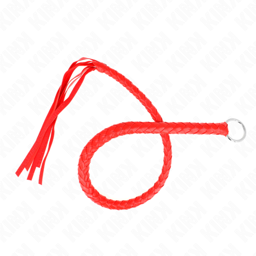 Snake whip hand ring red 65cm
