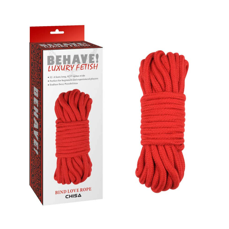 Bind love rope red