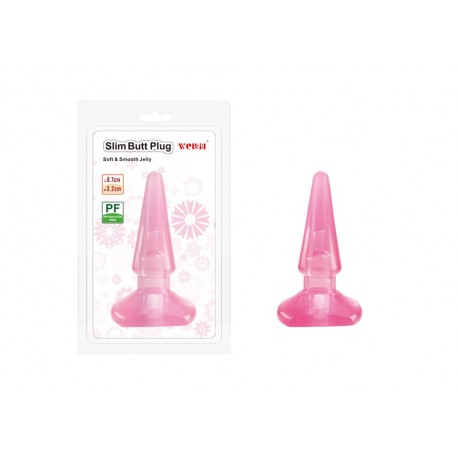 Slim butt plug pink