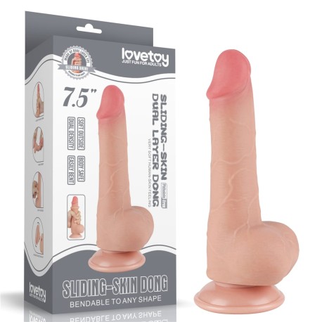 Sliding skin dong 7,5 inch flesh 1