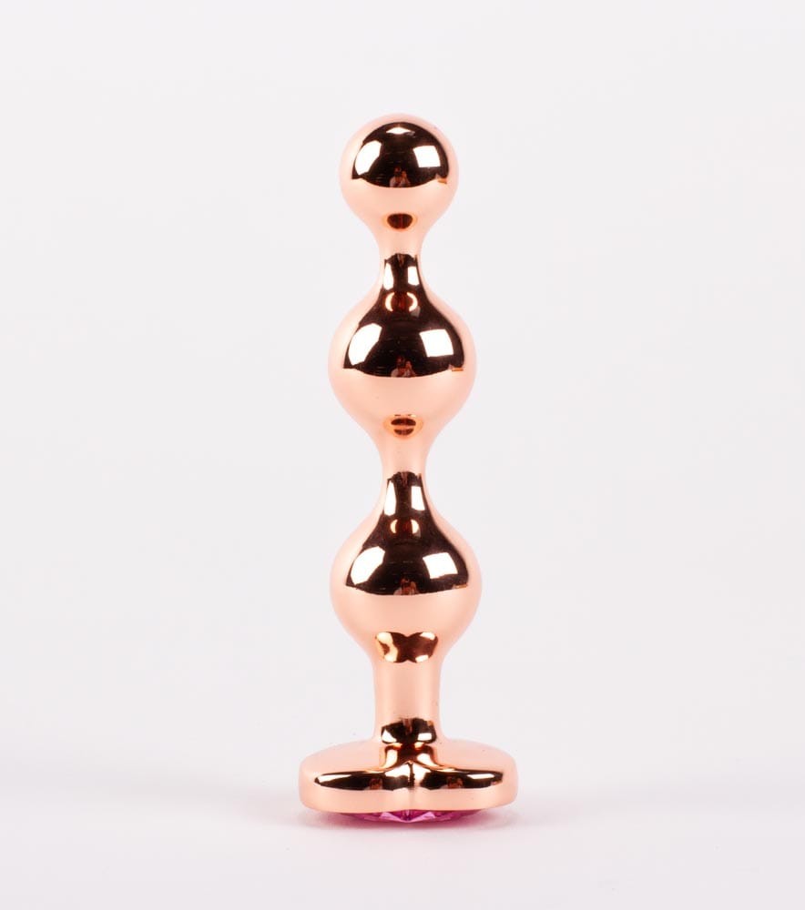 Booty call heart beads M- rose gold