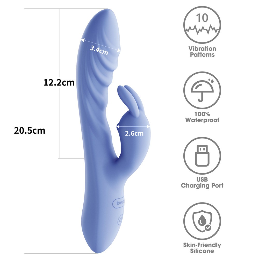 Swirl rechargable vibrator