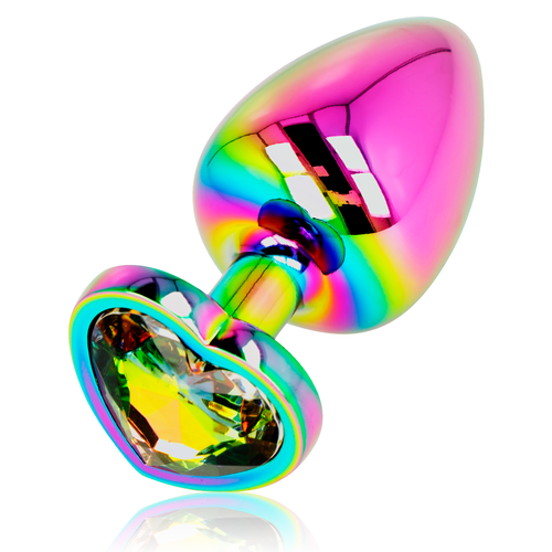 Multicolor Heart large plug