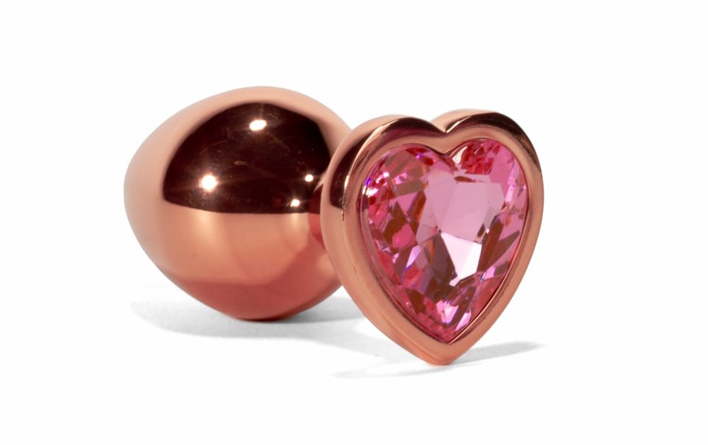 Metal plug pink gold M