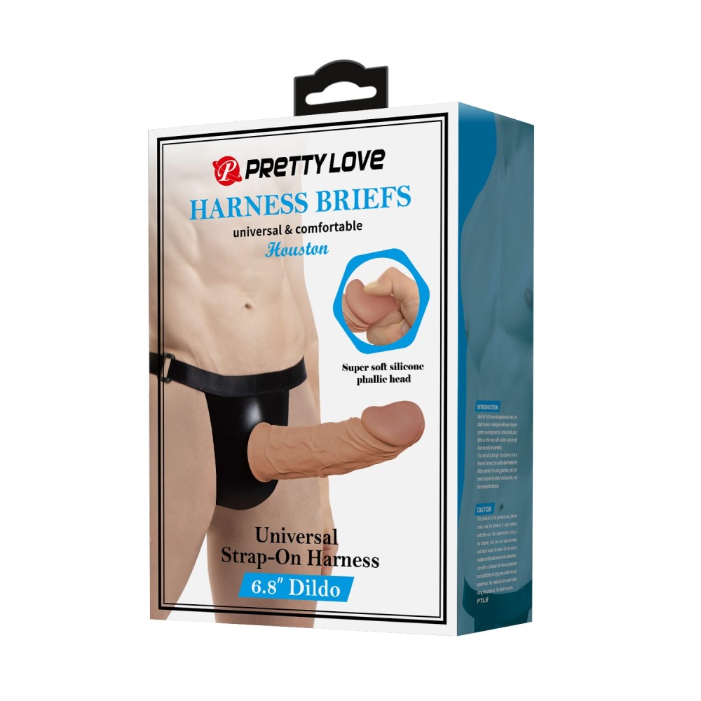Houston 6.8inch strap-on