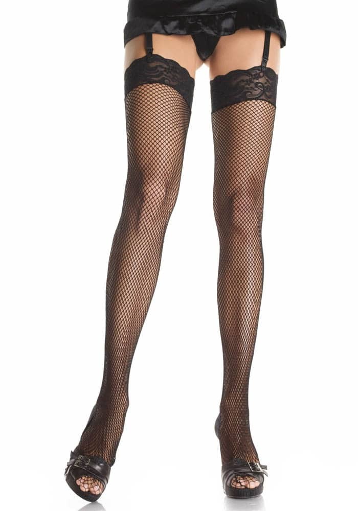 Čarape za haltere-lace and fishnet