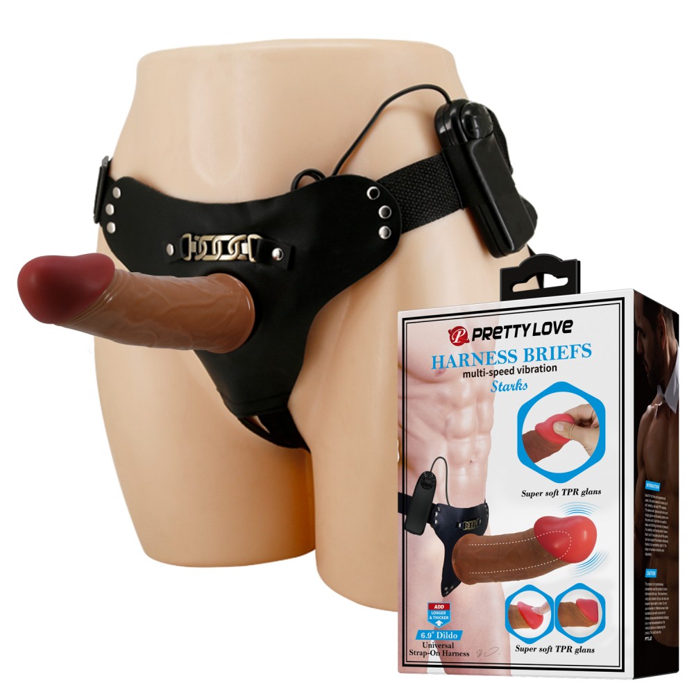 Starks hollow strap-on brown
