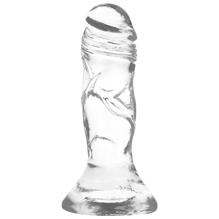 Clear anal dildo 12cm