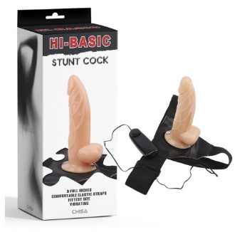 Stunt cock vibro strap-on
