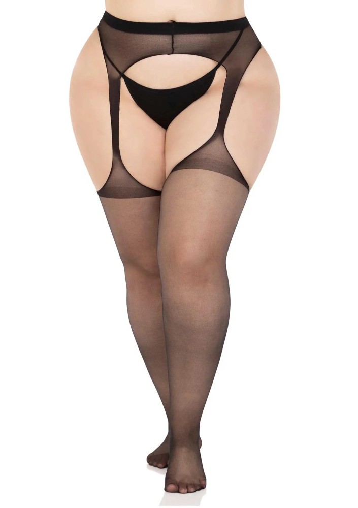 Queen size pantyhose-suspender