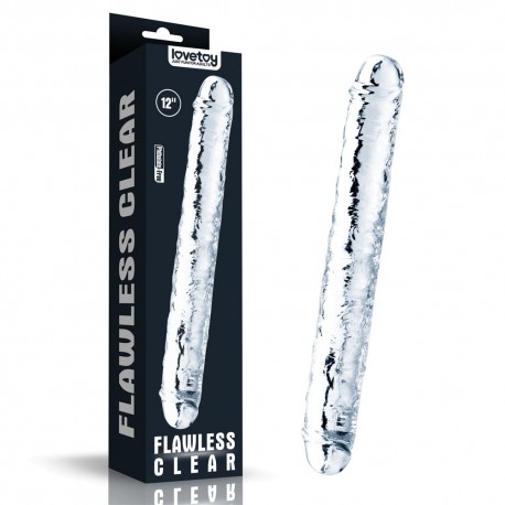 Flawless clear dupli dildo