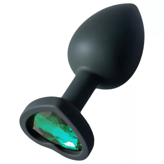 Sunfo sil.plug heart dark green S