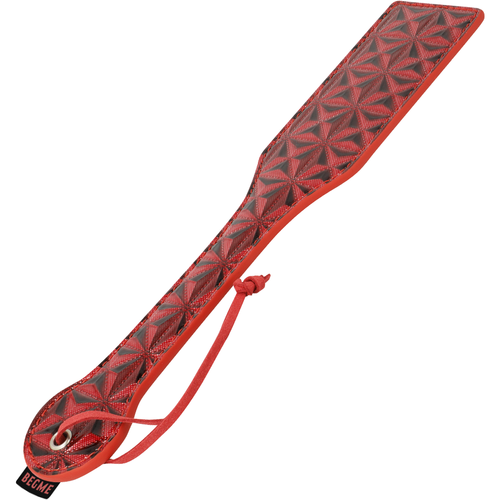Vegan leather paddle red