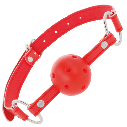 Breathable ball clamp red