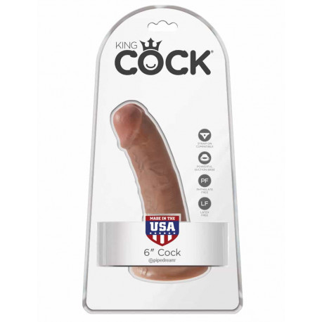 King Cock 6inch brown