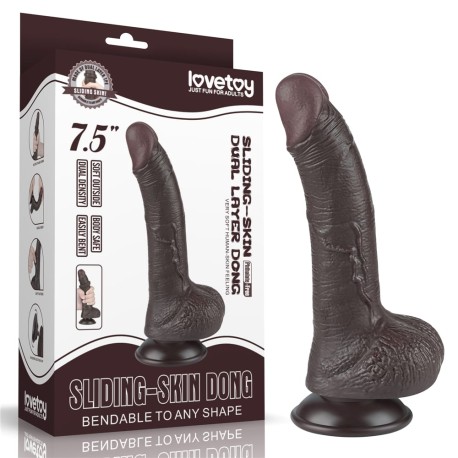 Sliding skin dong 7,5inch black 1