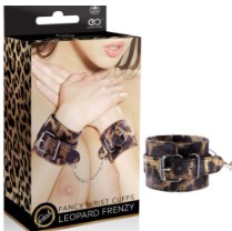 Leopard frenzy wrist cuffs