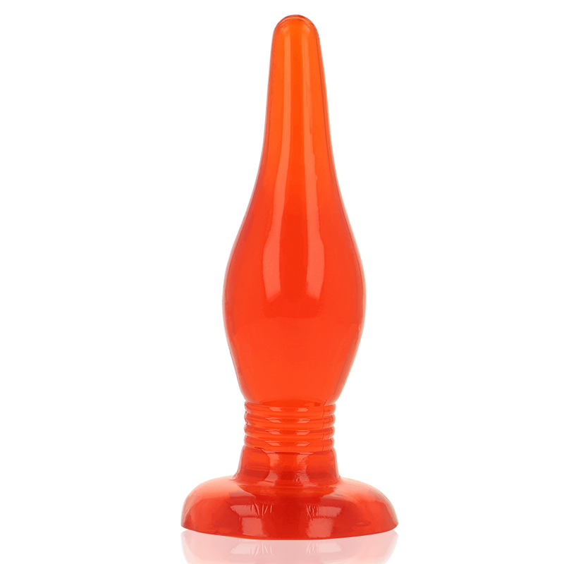 Red soft touch anal plug